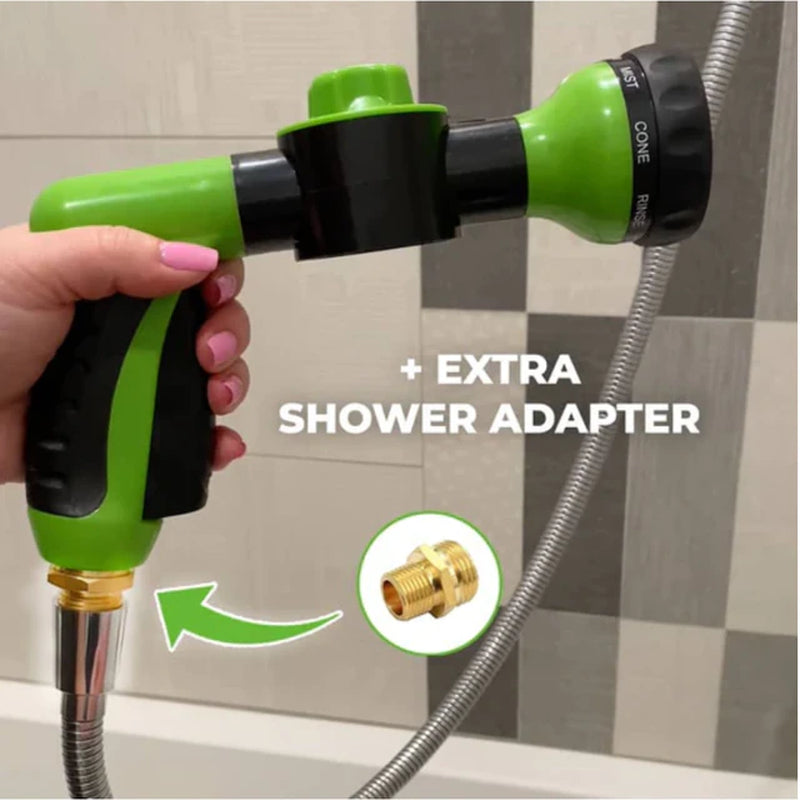 High-Pressure Sprayer Nozzle Hose Dog Shower Gun 3 Mode Adjustable Pet Wash Cleaning Bath Water Foam Soap Sprayer Dog Clean Tool