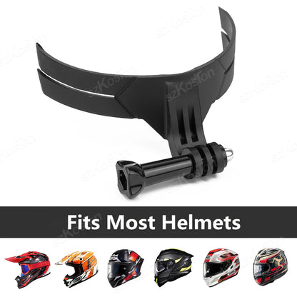 Motorcycle Helmet Chin Stand Mount Holder for DJI Action 4 2 3 Full Face Holder for Gopro 12 11 10 9 8 Action Camera Accessory