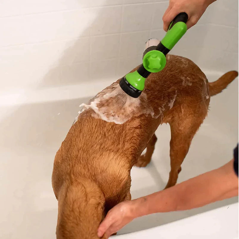 High-Pressure Sprayer Nozzle Hose Dog Shower Gun 3 Mode Adjustable Pet Wash Cleaning Bath Water Foam Soap Sprayer Dog Clean Tool