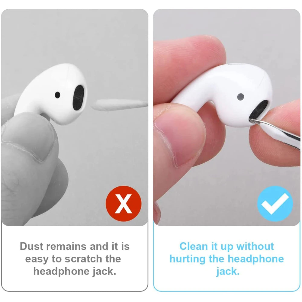 Cleaning Kit for Airpods Pro 1 2 3 Bluetooth Earphone Earbuds Case Cleaning Pen Bursh Tools for Samsung Xiaomi Airdots Huawei