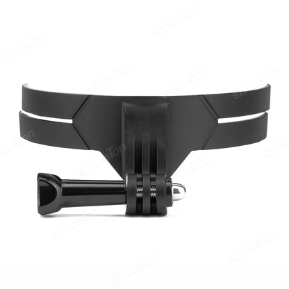 Motorcycle Helmet Chin Stand Mount Holder for DJI Action 4 2 3 Full Face Holder for Gopro 12 11 10 9 8 Action Camera Accessory