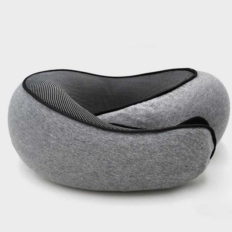 Travel Car Neck Memory Foam Pillow U-Shaped Portable Auto Headrest Pillow Adjustable Traveling Sleeping Car Airplane Neck Pillow